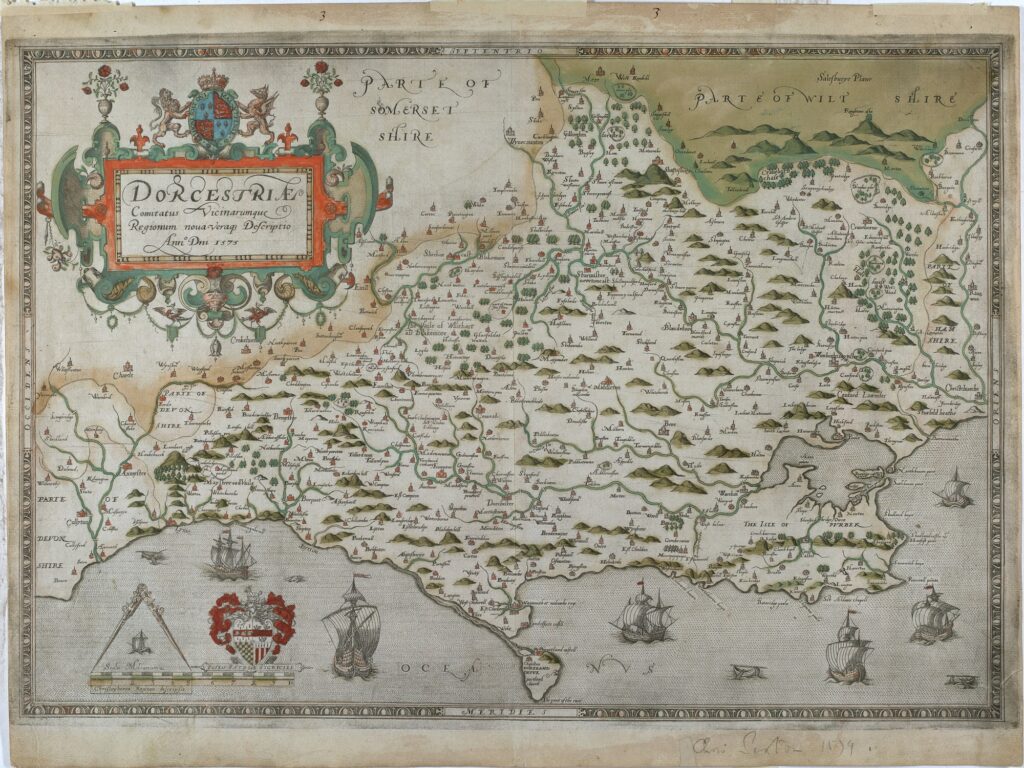 Old map of Dorset